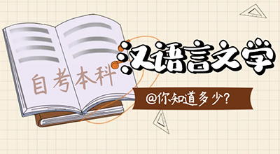 山东自考本科汉语言文学专业是学什么的？