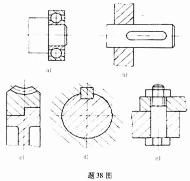 全国2008年4月高等教育自考机械设计基础试题(图7)