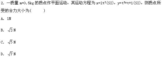 全国2008年4月高等教育自考物理（工）试题(图1)