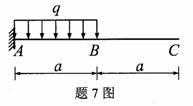 全国2009年10月高等教育自考工程力学（一）试题